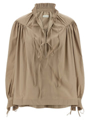 Dries Van Noten Beige Cotton Blouse - XS