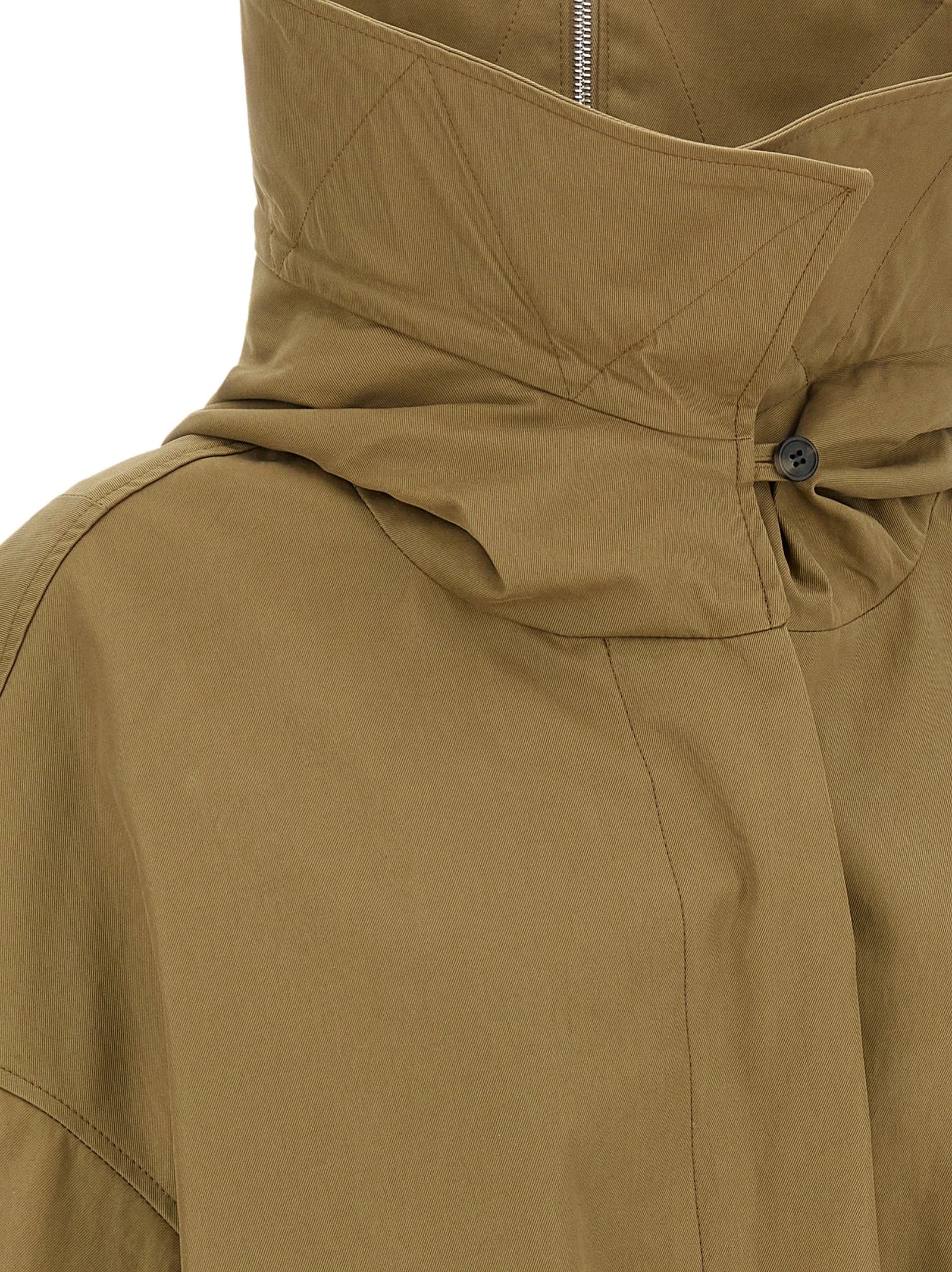 Dries Van Noten Beige Cotton Shell Jacket