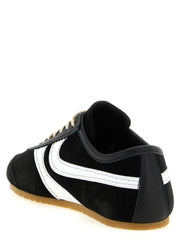 Dries Van Noten Bicolor Calfskin Athletic Sneakers