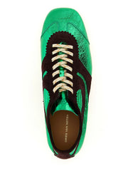 Dries Van Noten Bicolor Lamb Leather Sneakers - EU40/US10