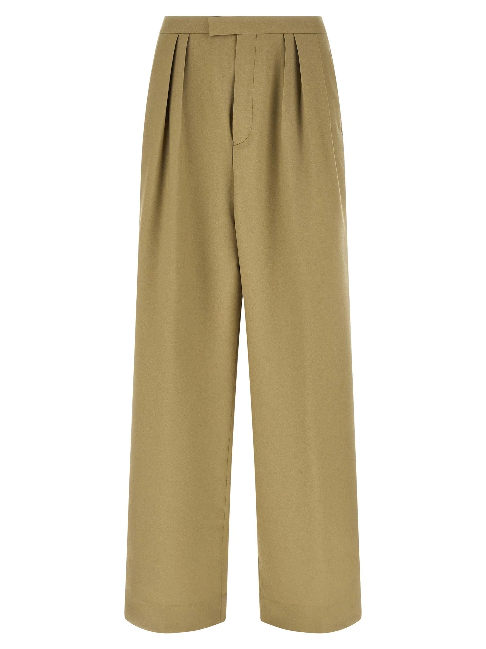 Dries Van Noten Bicolor Wool Casual Pants - XXL