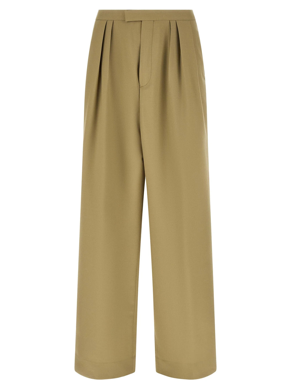 Dries Van Noten Bicolor Wool Casual Pants - XXL