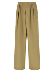 Dries Van Noten Bicolor Wool Casual Pants - XXL