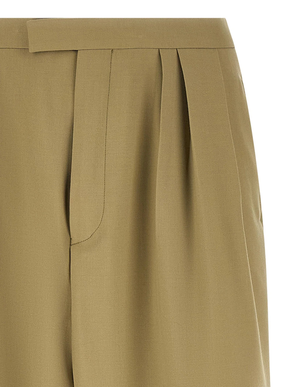 Dries Van Noten Bicolor Wool Casual Pants - XXL
