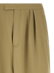 Dries Van Noten Bicolor Wool Casual Pants - XXL