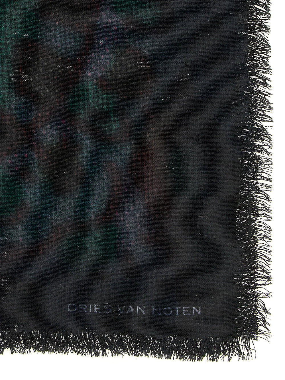 Dries Van Noten Bicolor Wool Foulard