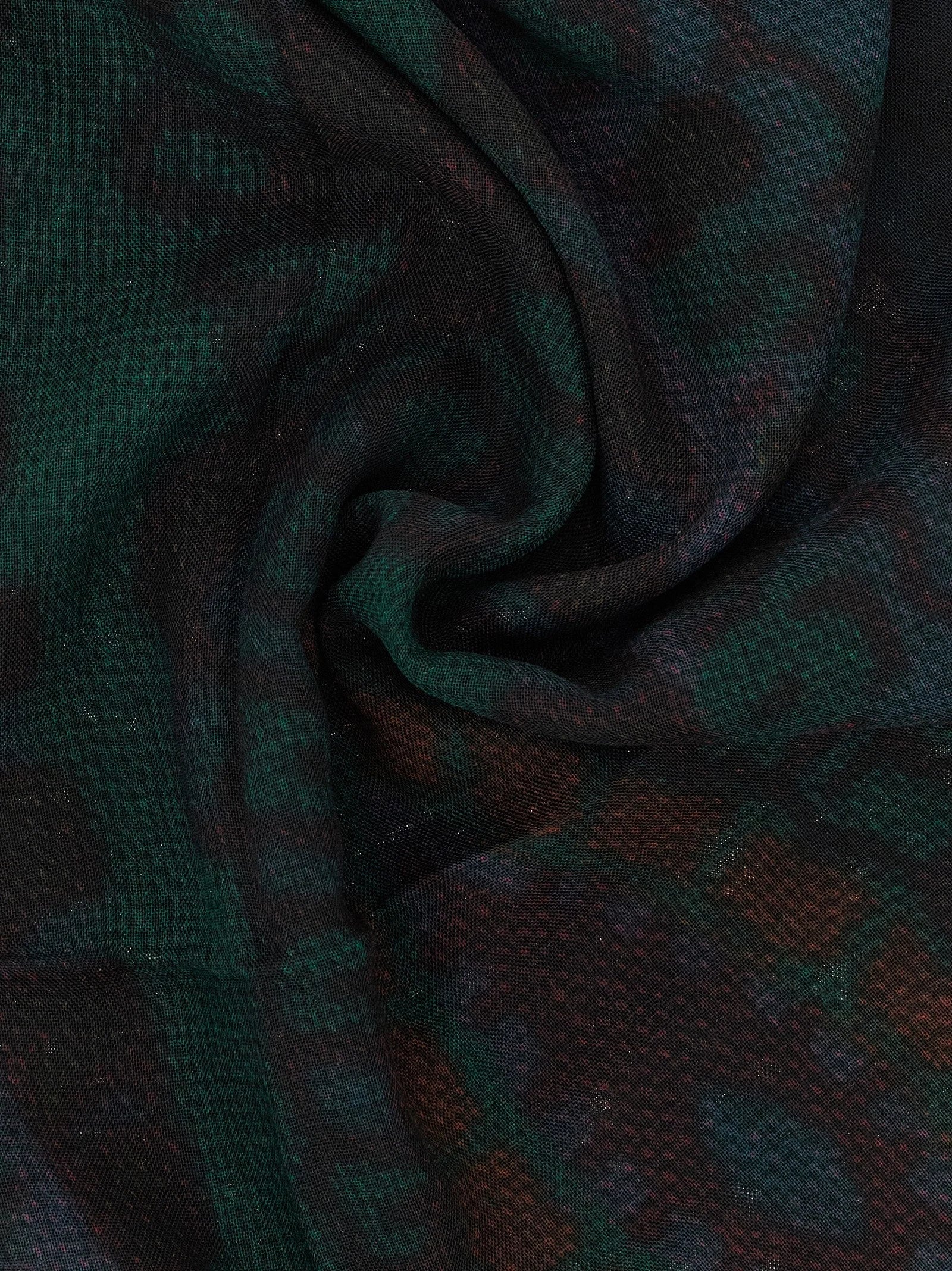 Dries Van Noten Bicolor Wool Foulard