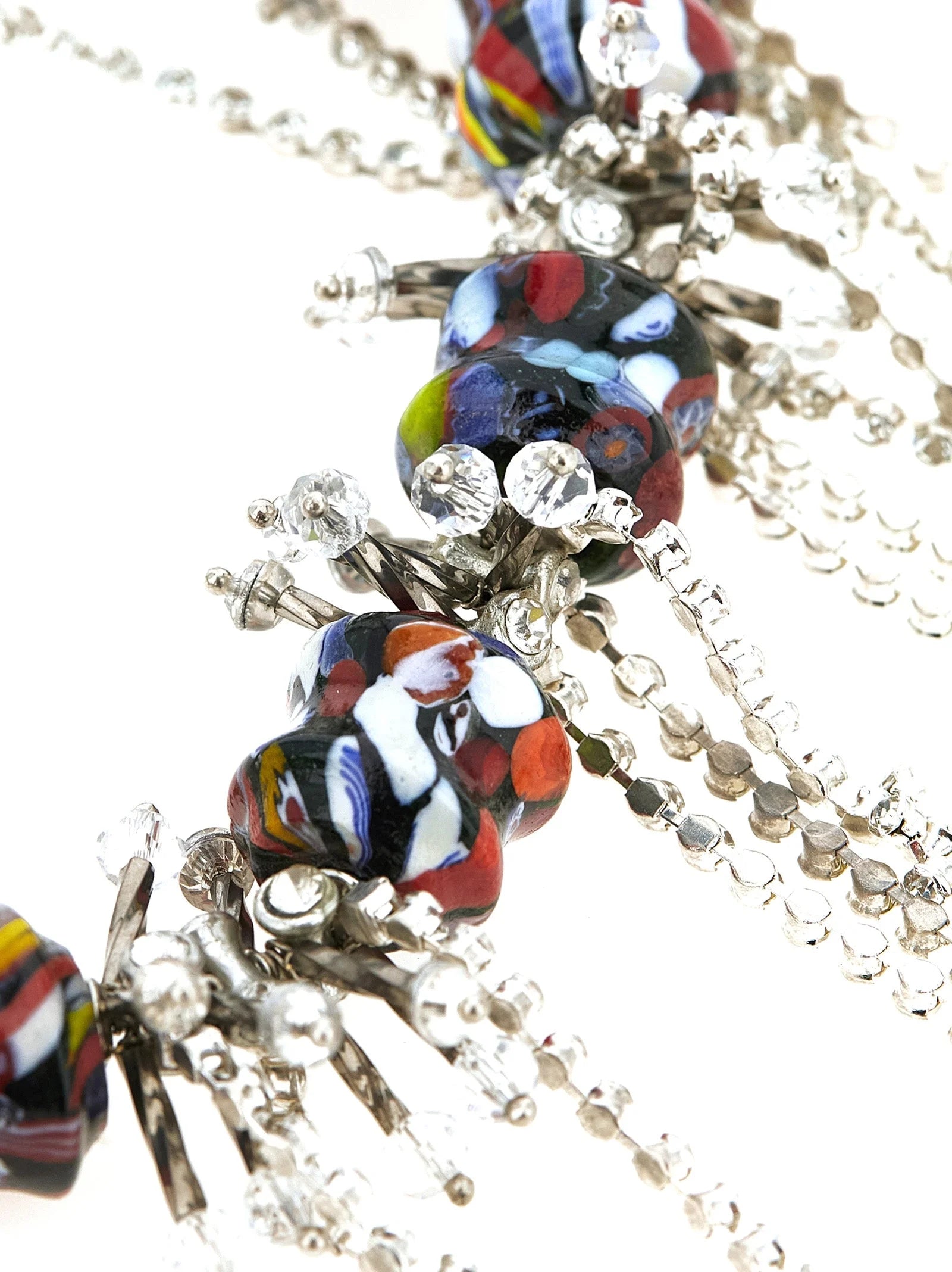Dries Van Noten Black Glass Necklace - One Size