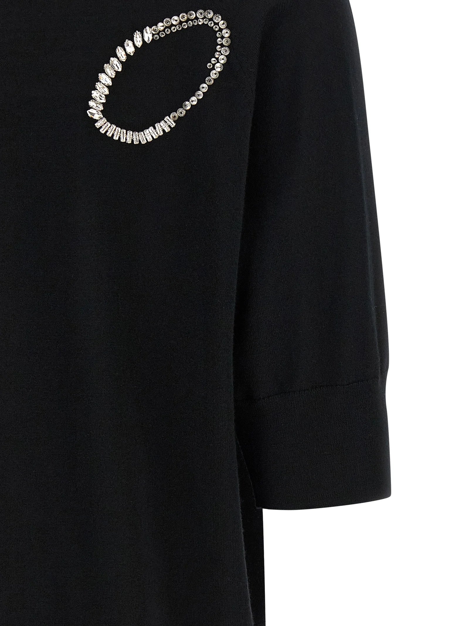 Dries Van Noten Black Merino Wool Cardigan - S