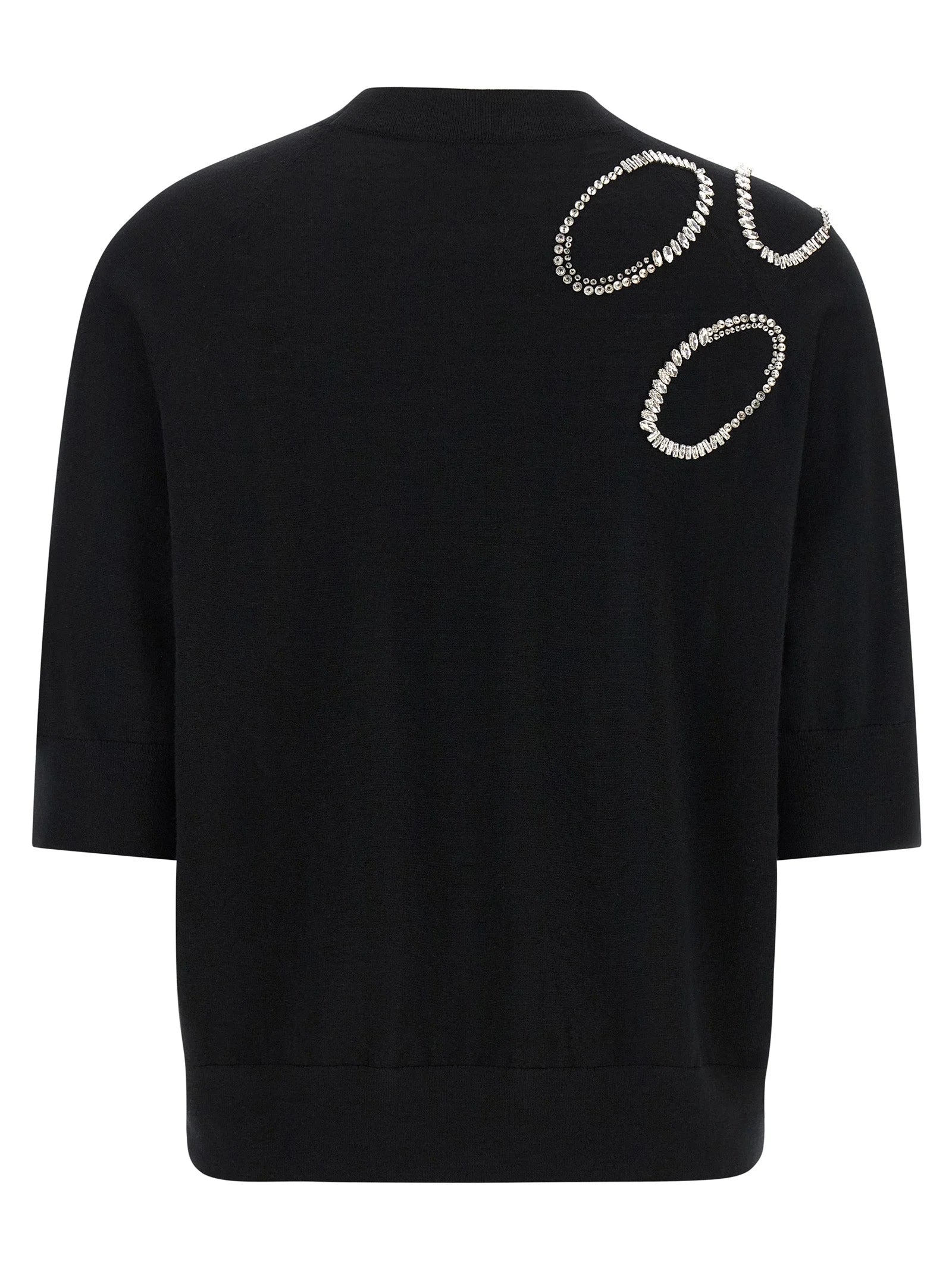 Dries Van Noten Black Merino Wool Cardigan - S