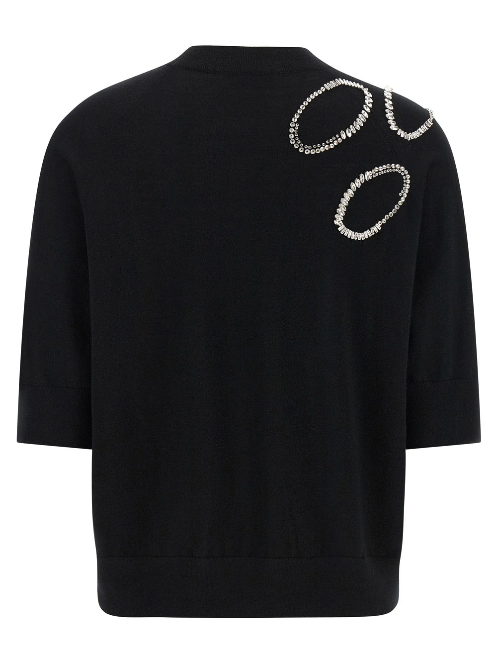 Dries Van Noten Black Merino Wool Cardigan - S