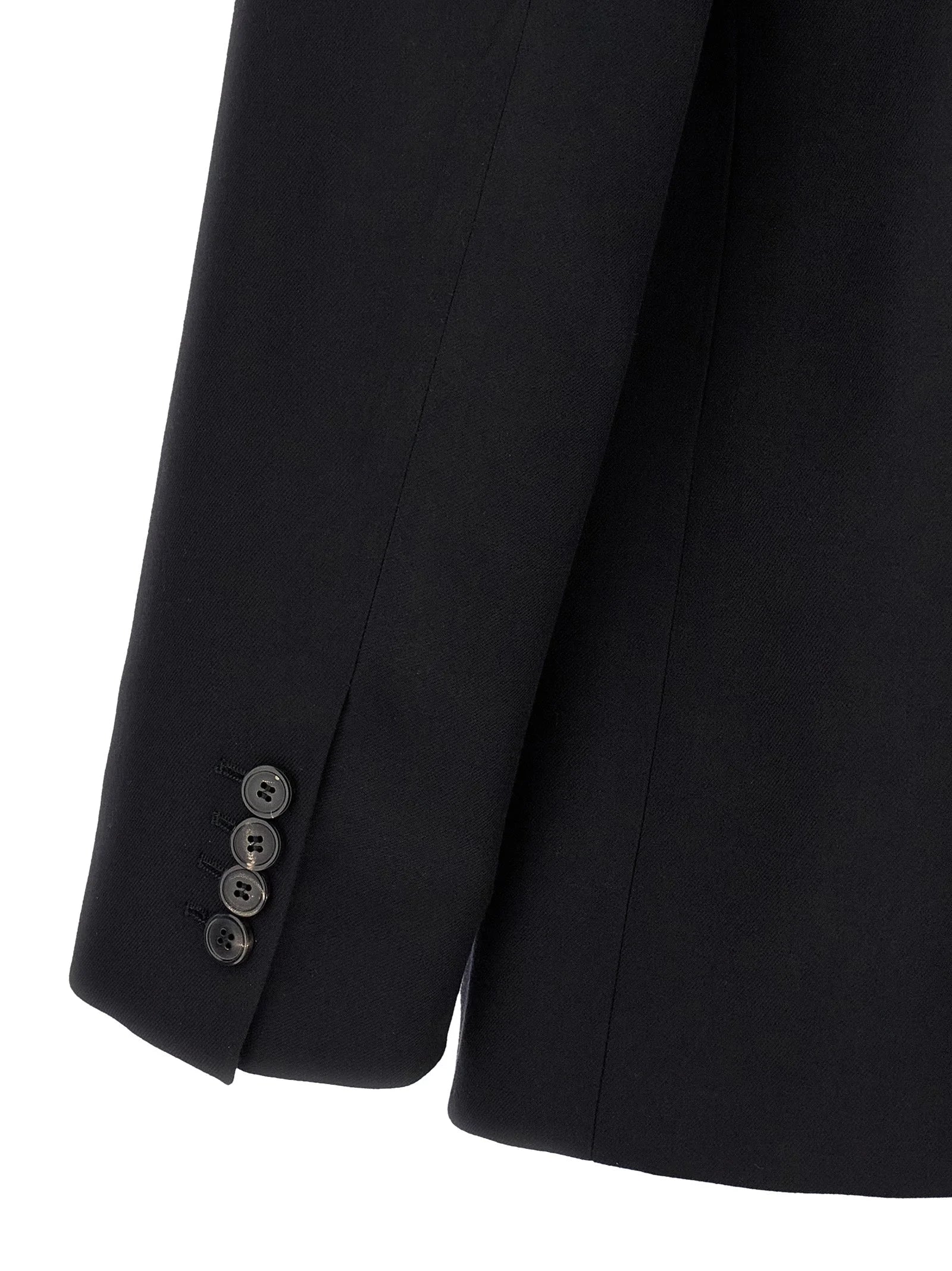 Dries Van Noten Black Wool Blazer - IT50 | L
