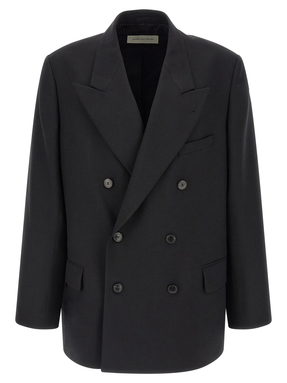 Dries Van Noten Black Wool Blazer - M