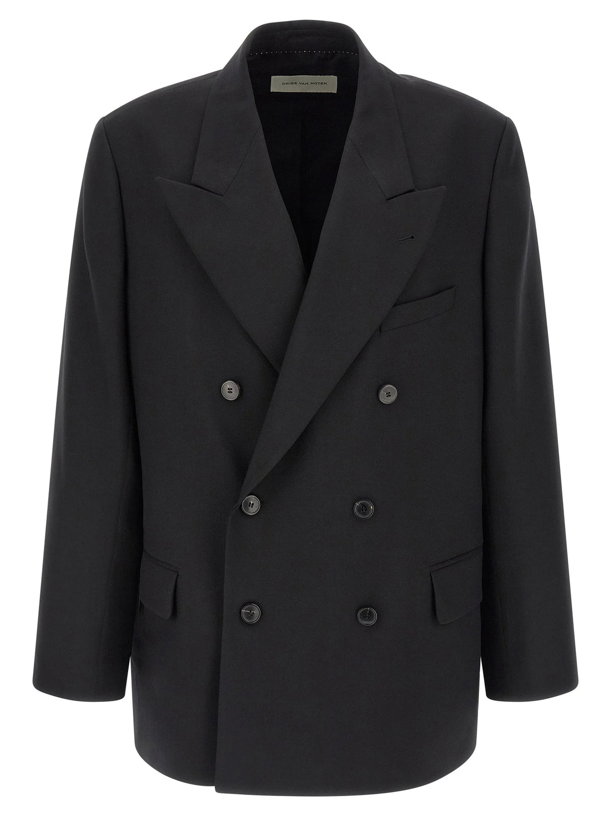 Dries Van Noten Black Wool Blazer - M