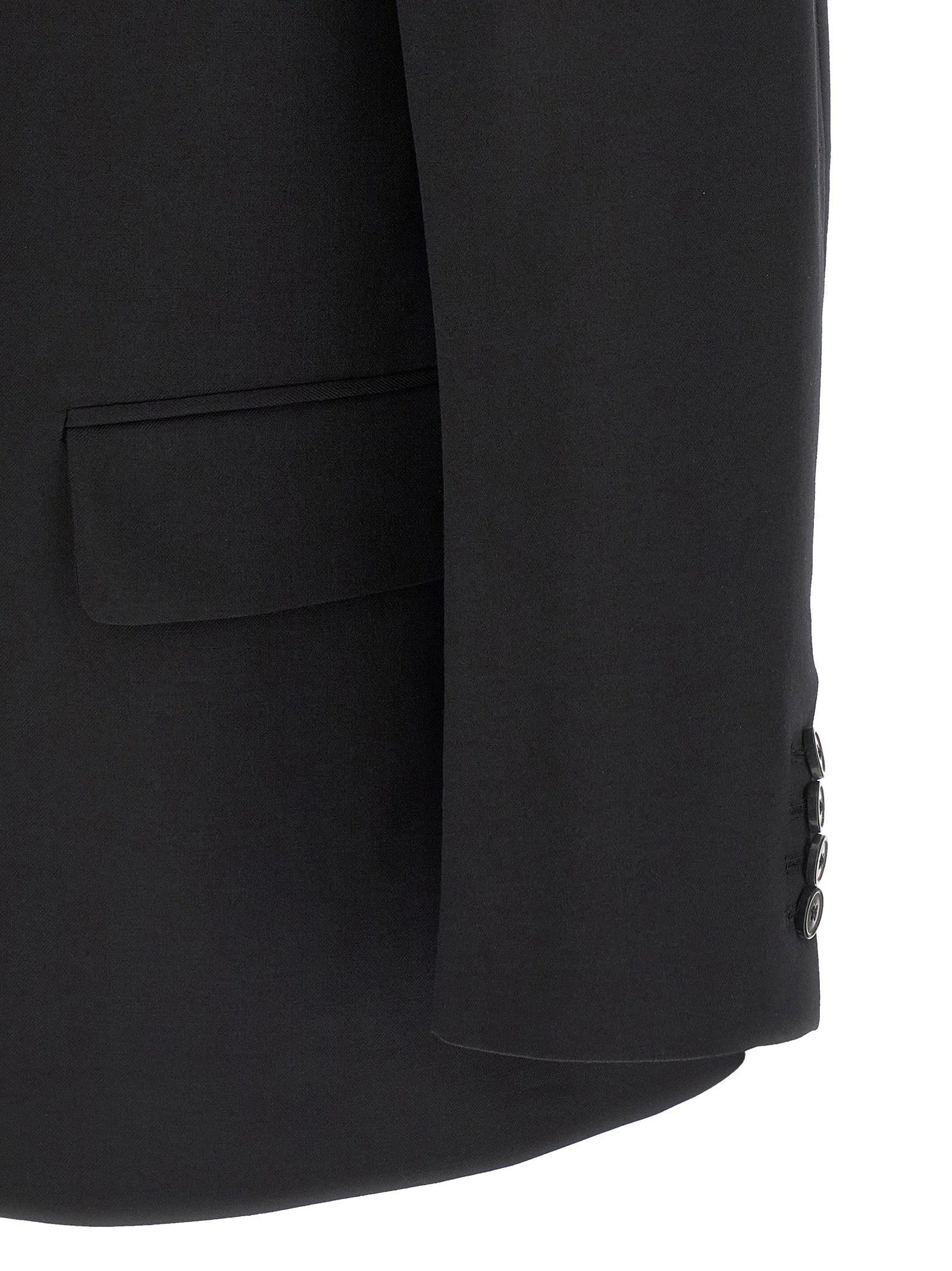 Dries Van Noten Black Wool Blazer - M