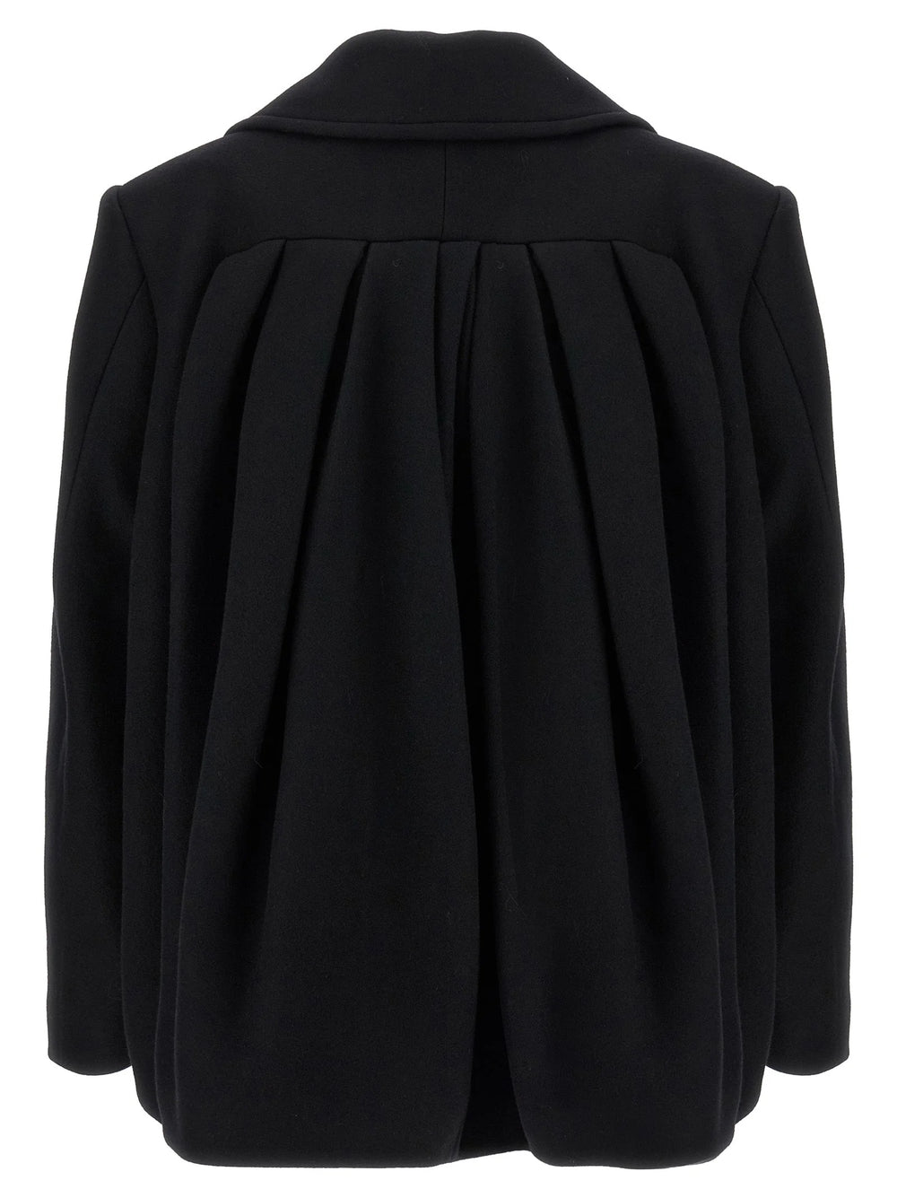 Dries Van Noten Black Wool Coat
