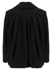 Dries Van Noten Black Wool Coat