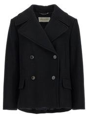 Dries Van Noten Black Wool Coat