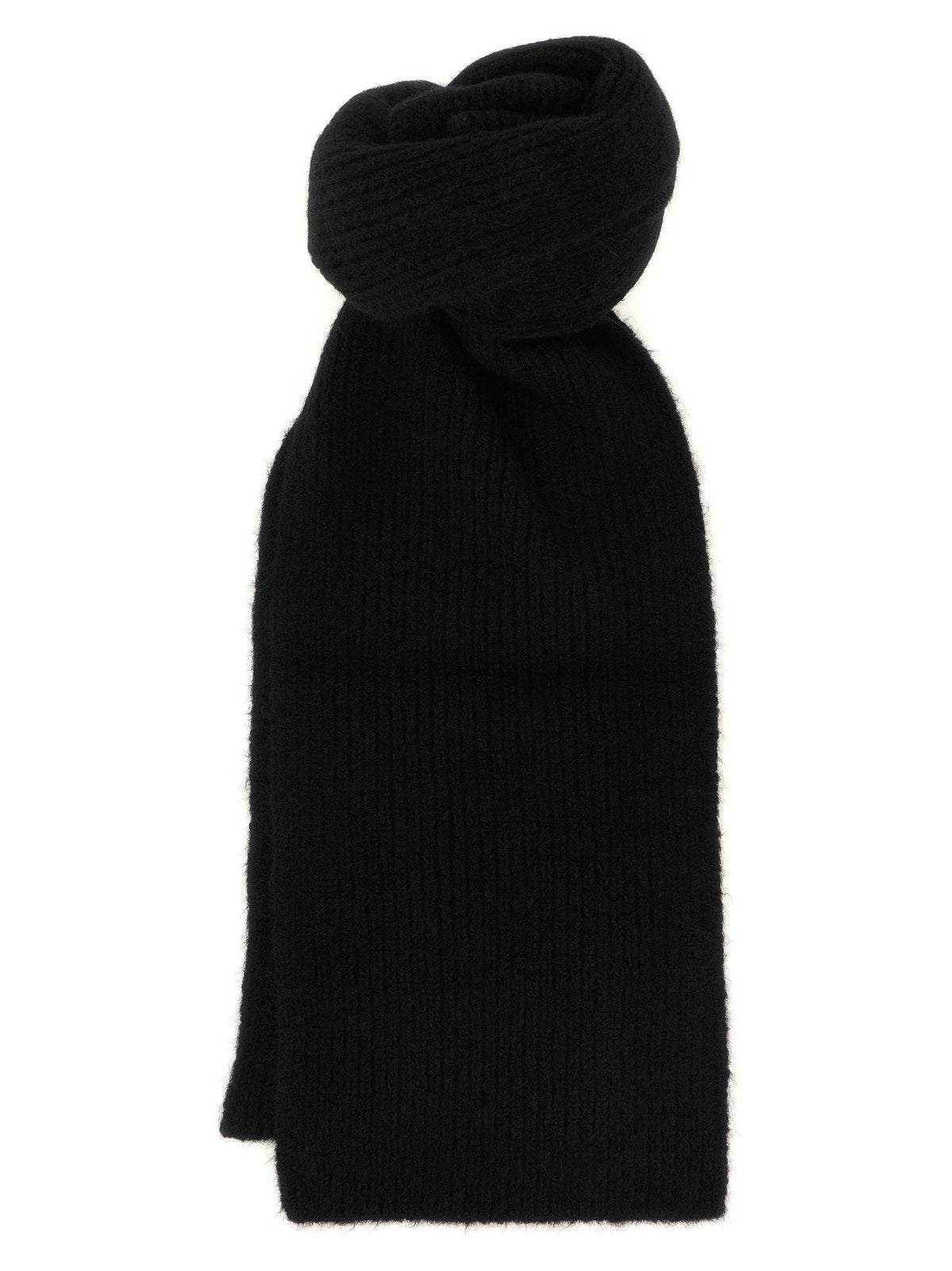 Foulard de lana negro Dries Van Noten