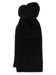 Dries Van Noten Black Wool Foulard