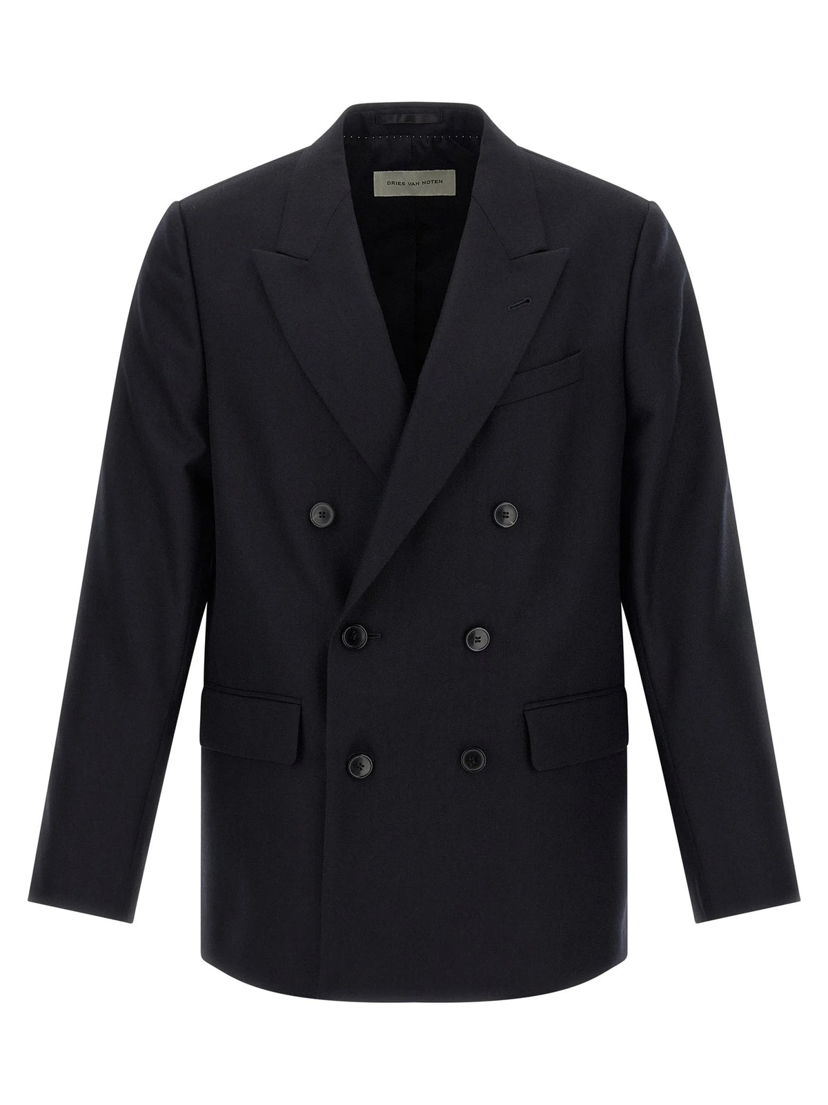 Dries Van Noten Blue Wool Blazer - 48 | M