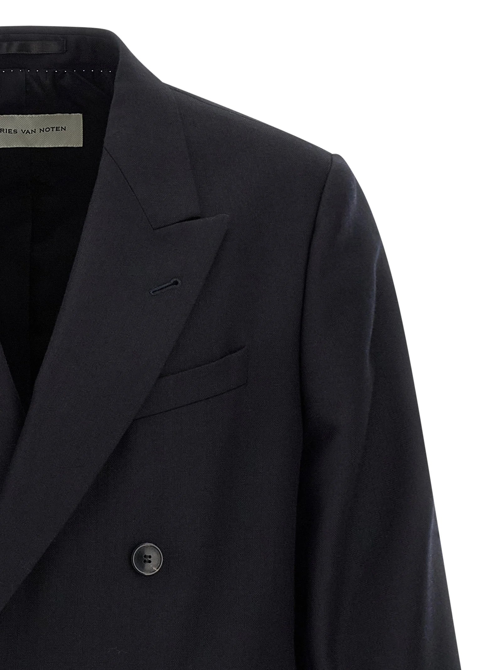 Dries Van Noten Blue Wool Blazer - 48 | M