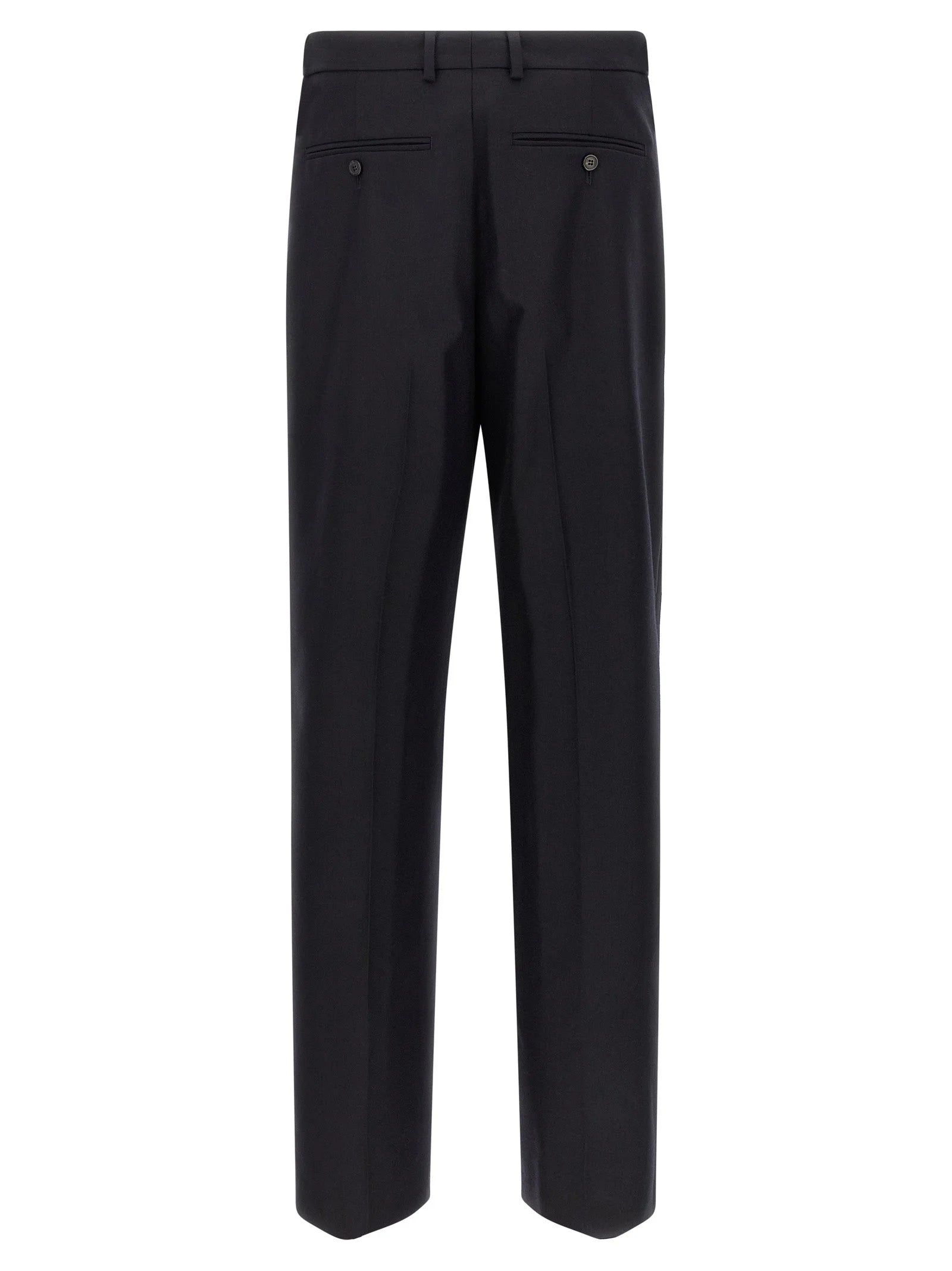 Dries Van Noten Blue Wool Dress Pants - IT50 | L