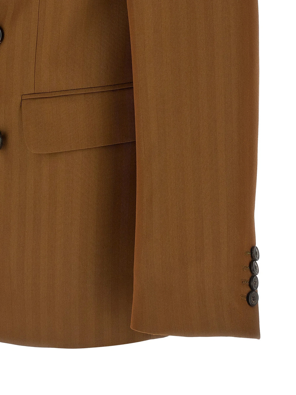 Dries Van Noten Brown Wool Blazer - IT52 | XL