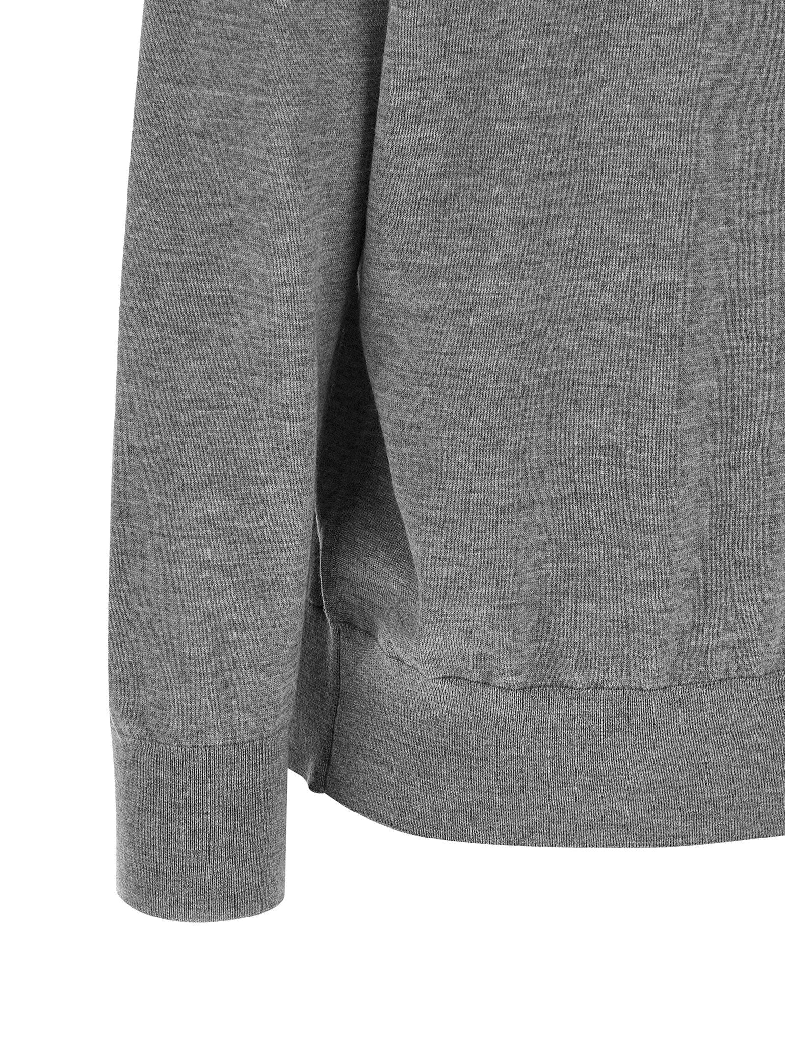 Dries Van Noten Gray Merino Wool Cardigan - XS