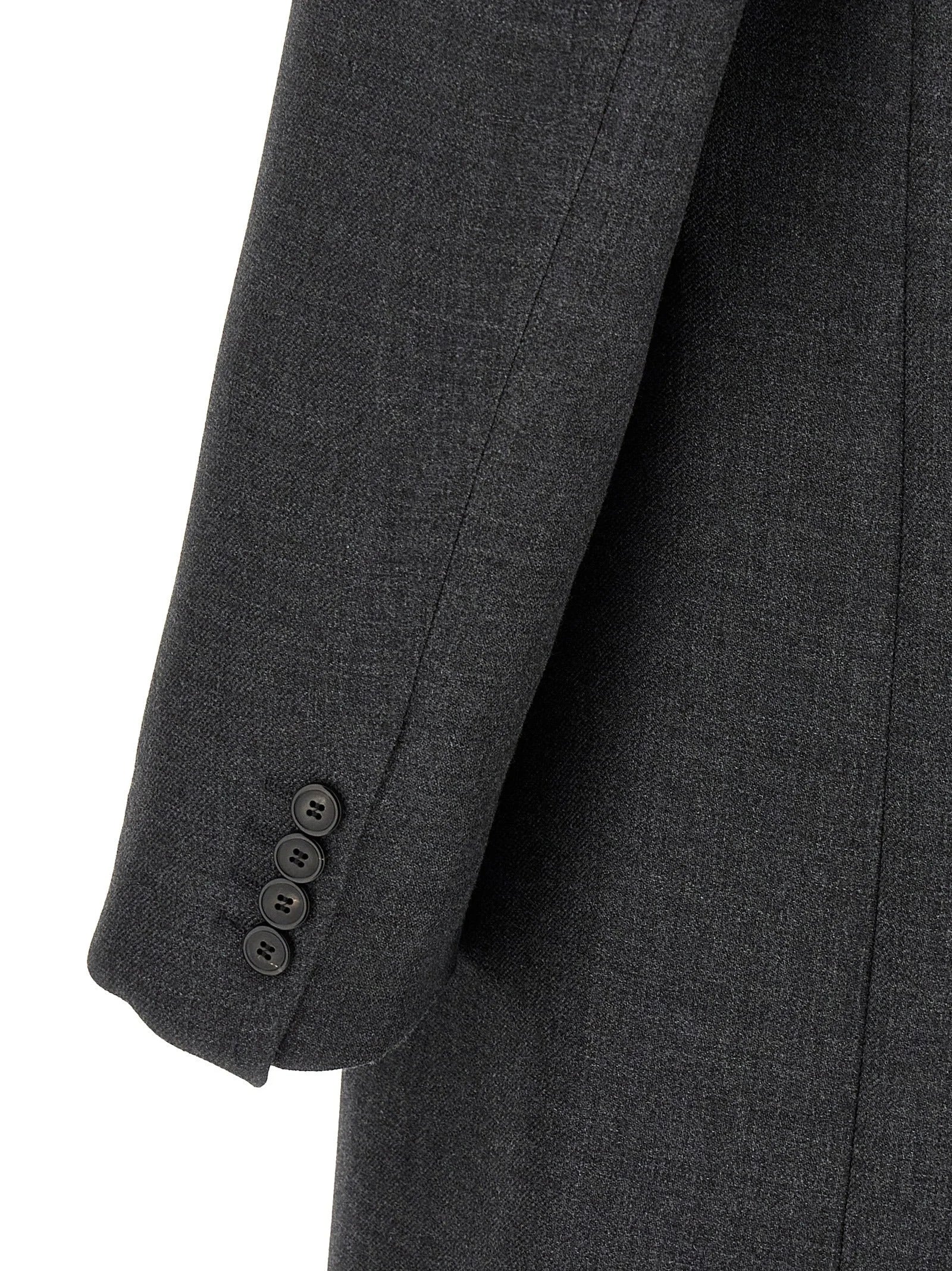 Dries Van Noten Gray Wool Coat - IT50 | L