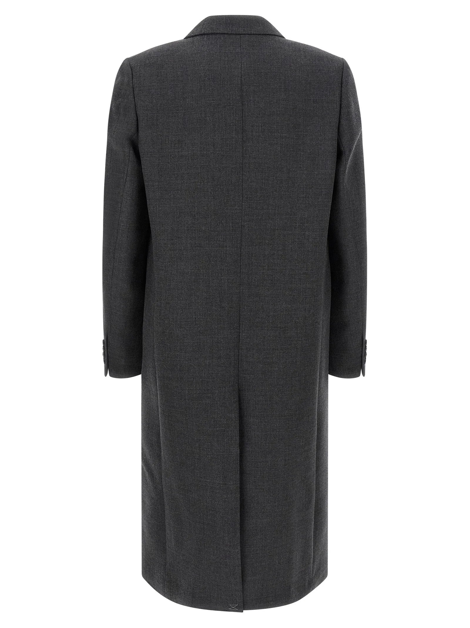 Dries Van Noten Gray Wool Coat - IT50 | L