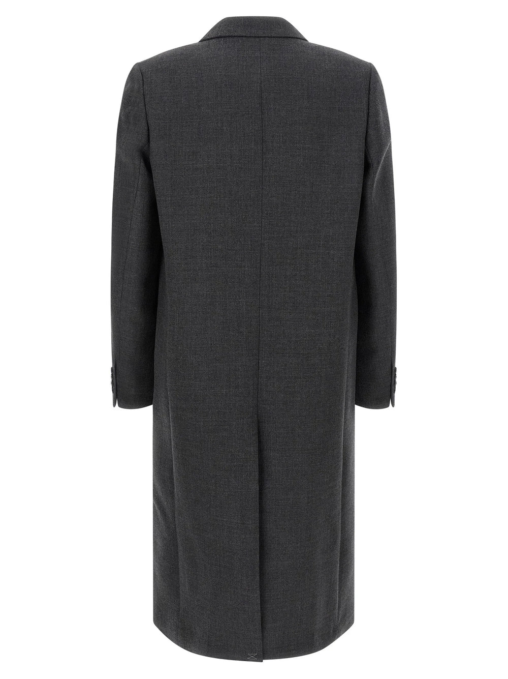 Dries Van Noten Gray Wool Coat - IT50 | L
