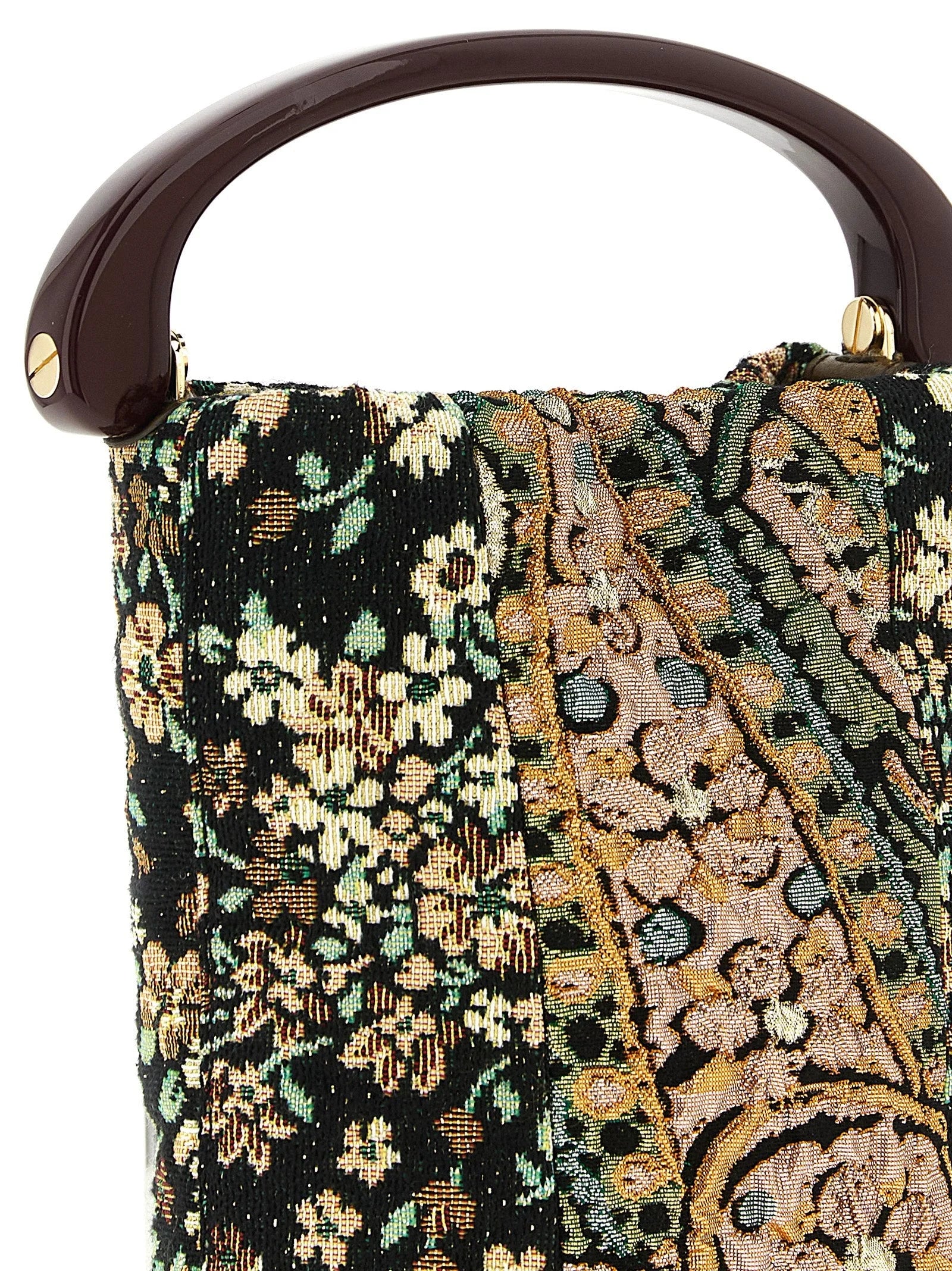 Dries Van Noten Multicolor Polyester Handbag
