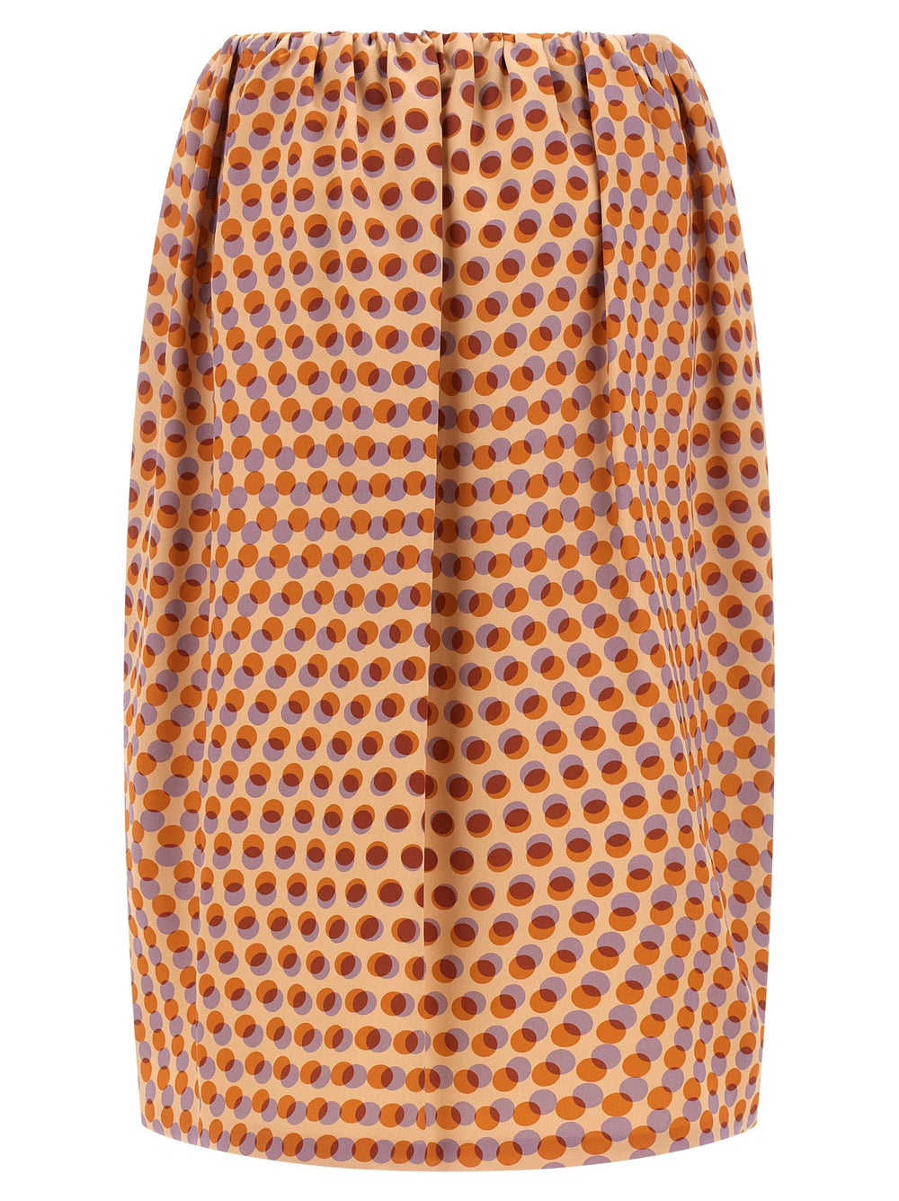 Dries Van Noten Multicolor Silk Midi Skirt