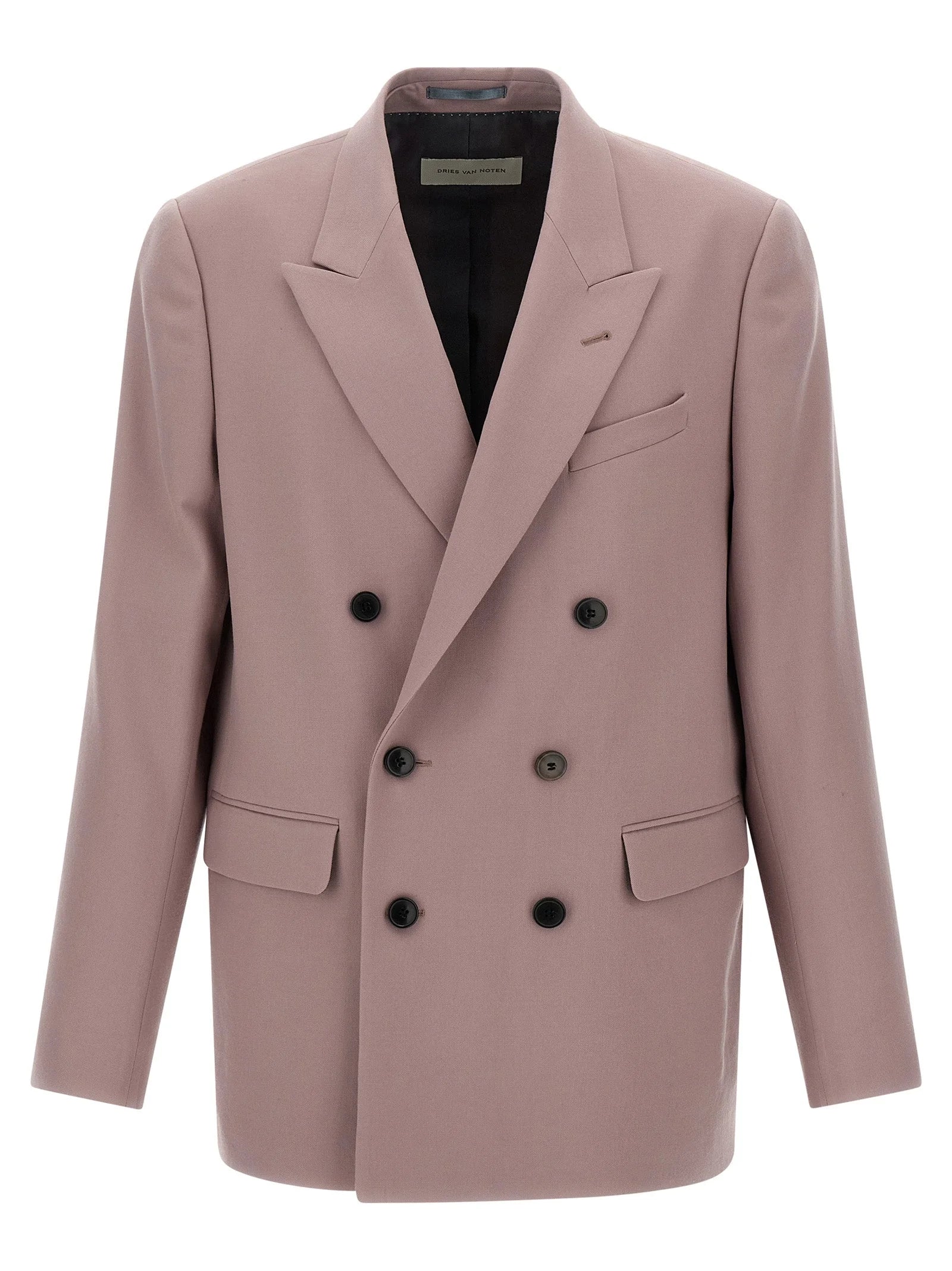 Dries Van Noten Purple Wool Blazer