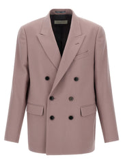 Dries Van Noten Purple Wool Blazer