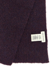 Dries Van Noten Purple Wool Foulard