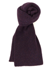 Dries Van Noten Purple Wool Foulard
