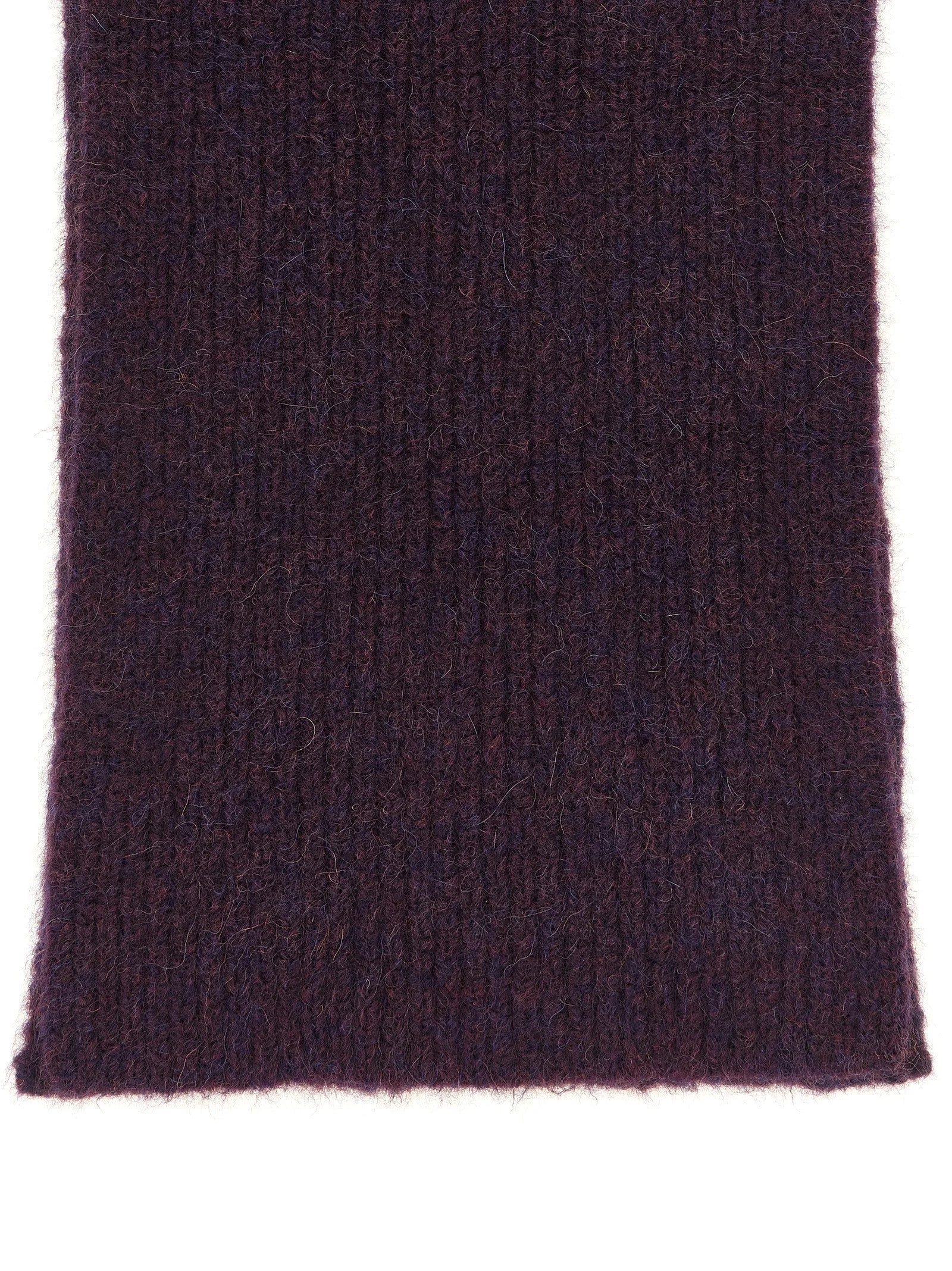 Dries Van Noten Purple Wool Foulard