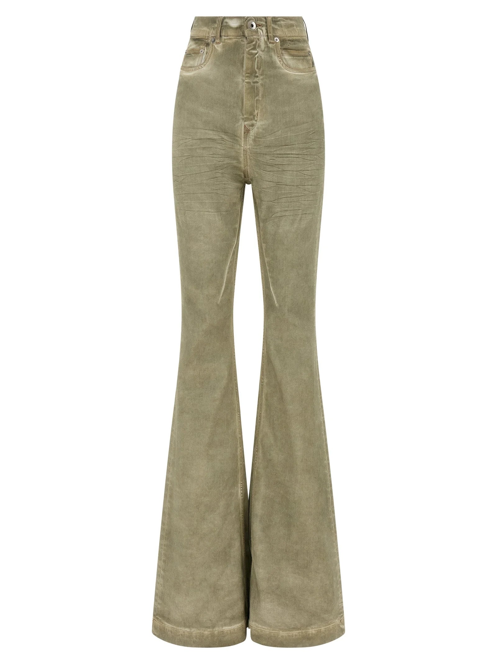 DRKSHDW Beige Cotton Bootcut Jeans