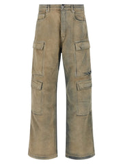 DRKSHDW Beige Cotton Cargo Pants - W32