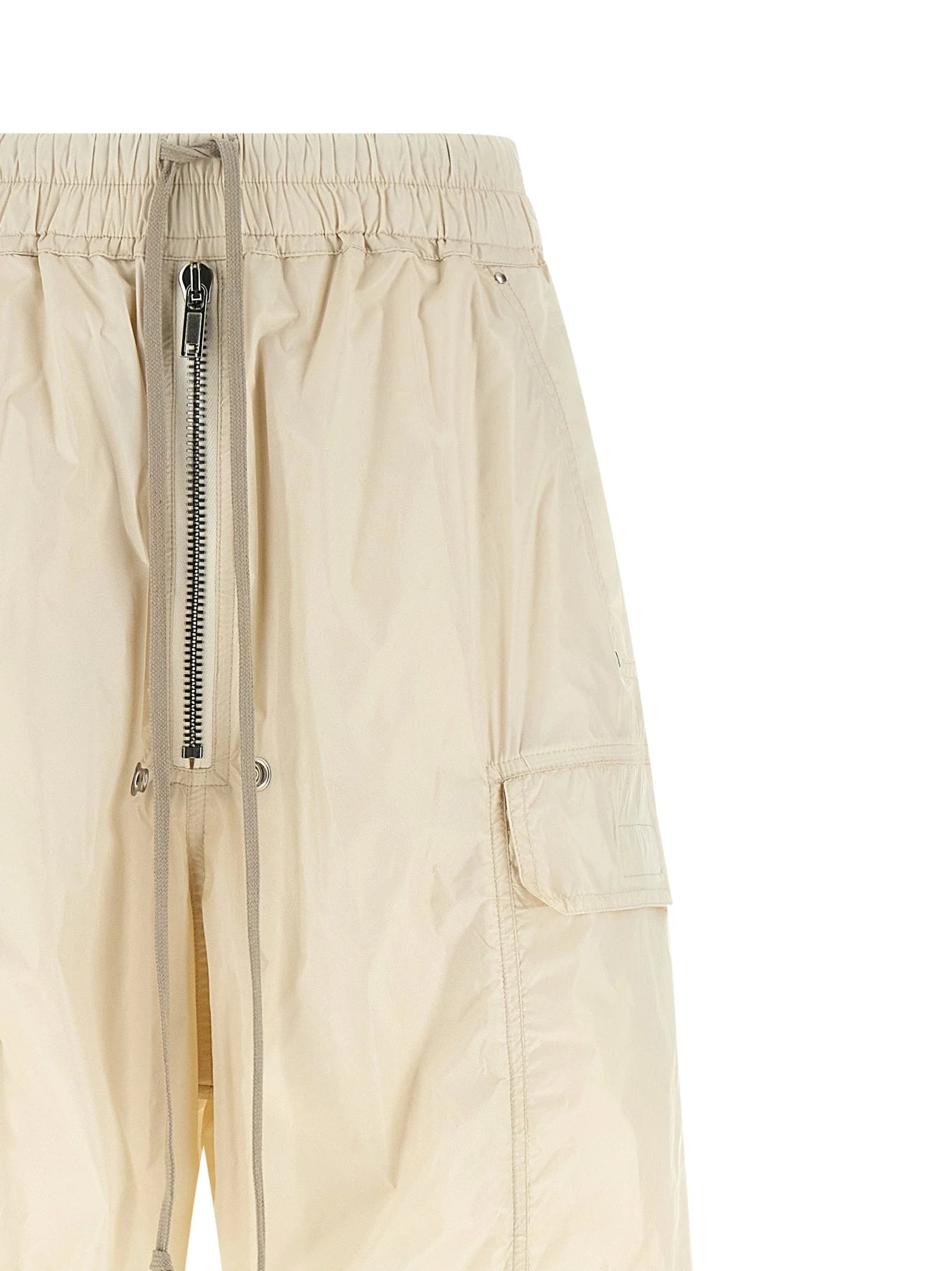 DRKSHDW Beige Nylon Cargo Pants