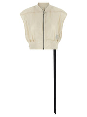 DRKSHDW Beige Nylon Sleeveless Jacket - S