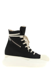 DRKSHDW Black Cotton Athletic Sneakers