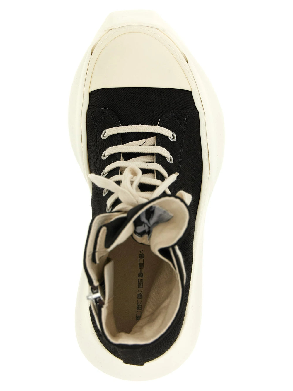 DRKSHDW Black Cotton Athletic Sneakers