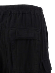 DRKSHDW Black Cotton Cargo Pants