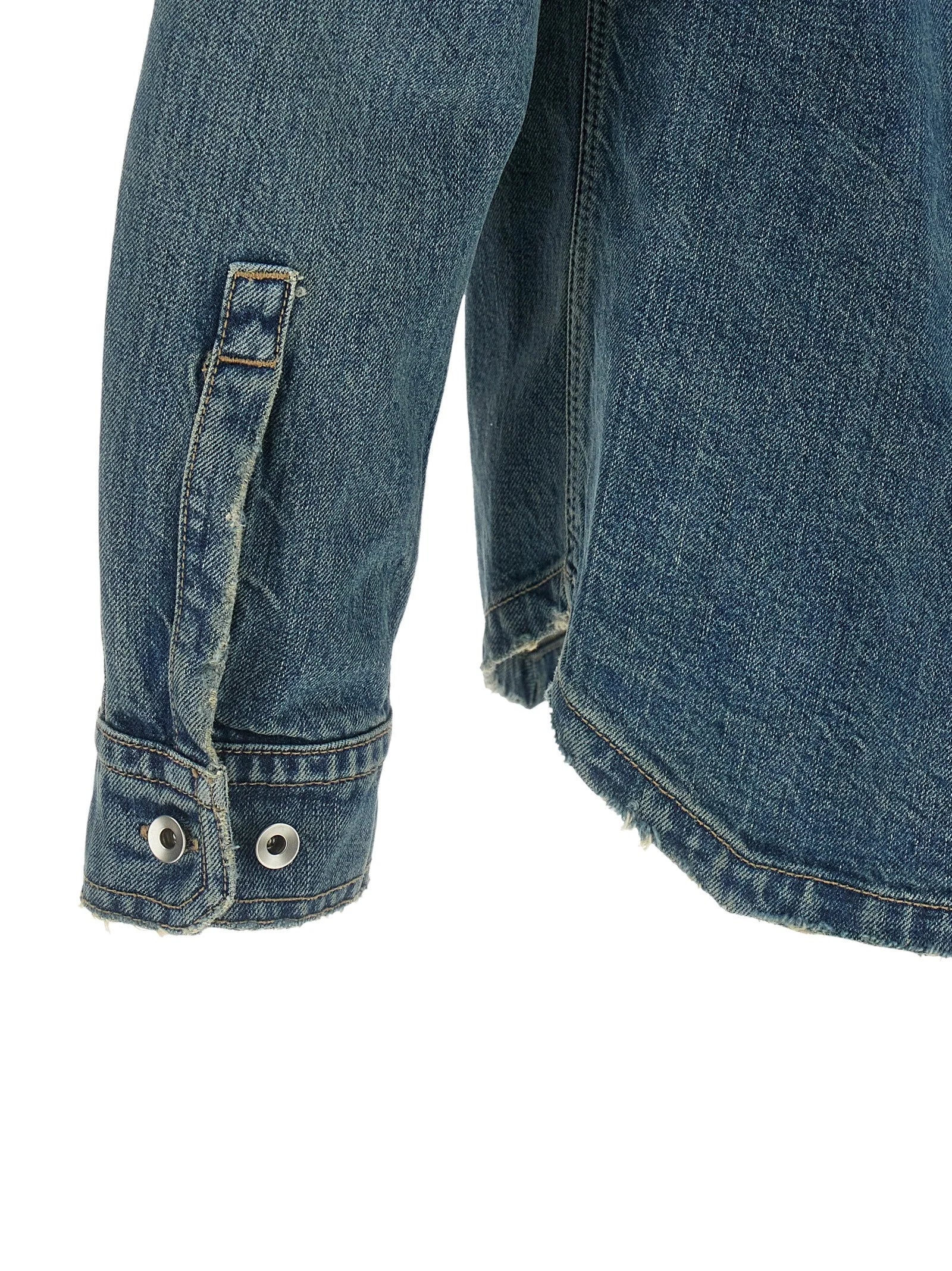 DRKSHDW Blue Cotton Denim Jacket