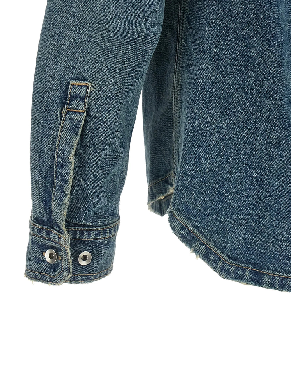 DRKSHDW Blue Cotton Denim Jacket