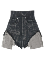 DRKSHDW Brown Cotton Bermuda Shorts - M