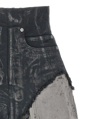 DRKSHDW Brown Cotton Bermuda Shorts - M